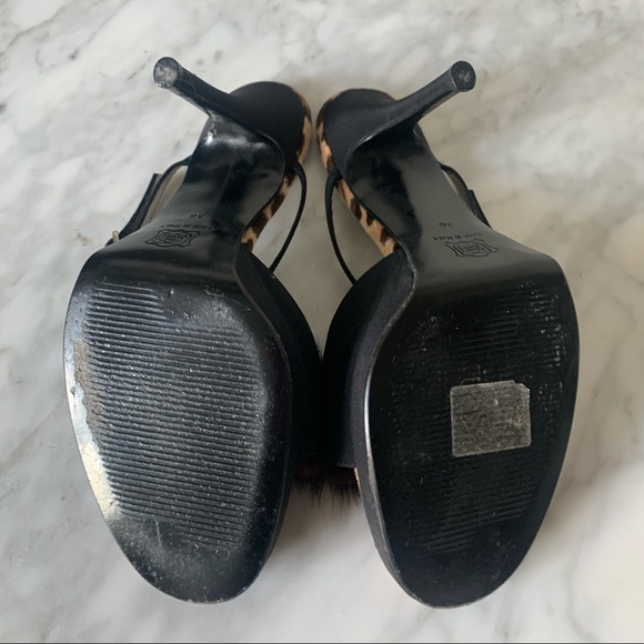 Dolce & Gabbana Mink Fur Heel Sandals - Picture 8 of 8